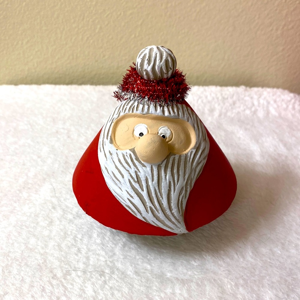 Cute “ROLY POLY” Concrete Santa 🎅🏼